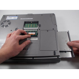 Замена компакт-диска Dell Inspiron 1100